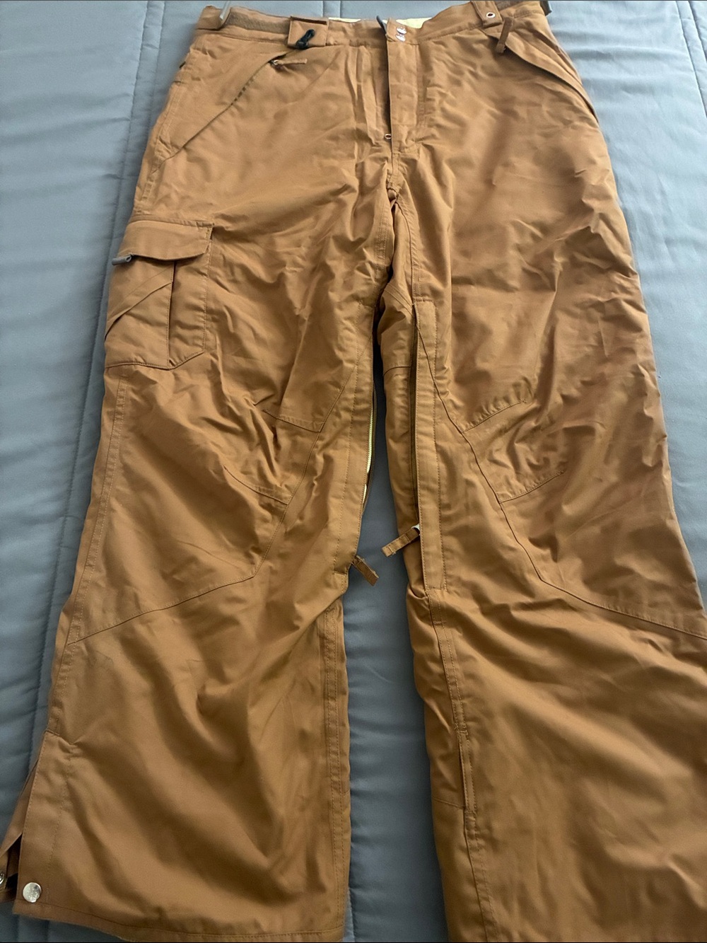 686 Men's Caramel Brown Cargo Snow Pants